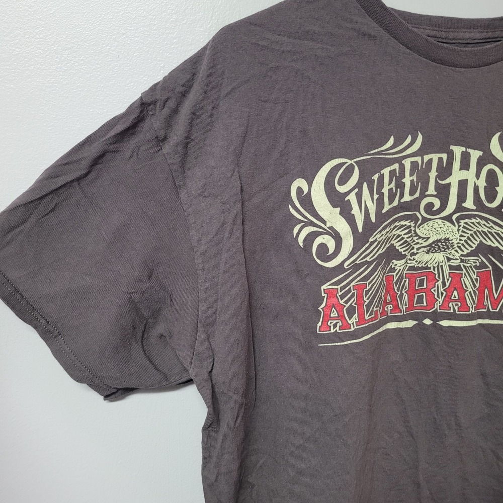 Sweet Home Alabama Graphic T Shirt Eagle Graphic Mens XL Gray Cotton Casual‎ - Picture 3 of 6